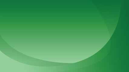 Modern dark green abstract background vector with dynamic curve and copy space for design