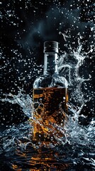 Vodka award winning photography, abstract, commercial ads photo, advertising, stunning