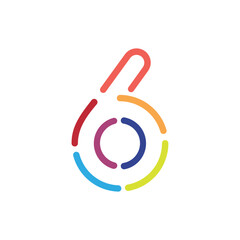 Monogram 6. Number 6. Number 6 design logo. Monogram letter mark 6 logo design. Monogram design vector logo. Monogram number 6 logo design. Simple number 6 monogram. Monogram 6 design logo. 