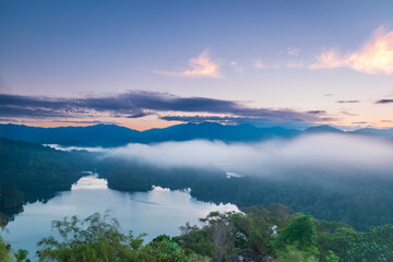 Sunrise at Bukit Tabur  / Tabur Hill, Kuala Lumpur, Malaysia. Mountain scenery.