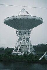 radio telescope on the roof