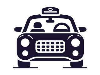 Obraz premium taxi car icon