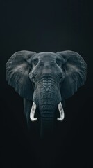 Fototapeta premium Elephant, award winning photography, creative ai design, abstract, stunning, beautiful, centered