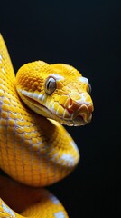 Obraz premium Snake pet , award winning photography, commercial ads photo, advertising, studio, stunning, beautiful, minimalist, centered