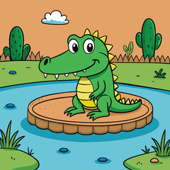 Naklejka premium Cartoon vector design cartoon 