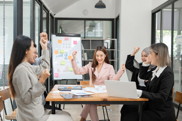 Asia business meeting   consultations of business people in the company's meeting room. 