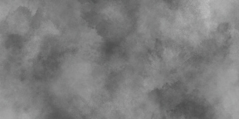 Abstract watercolor background black and white dust explosion isolated on black and white background, gray nature haze smoke grunge background on watercolor paper texture smoke on black background.