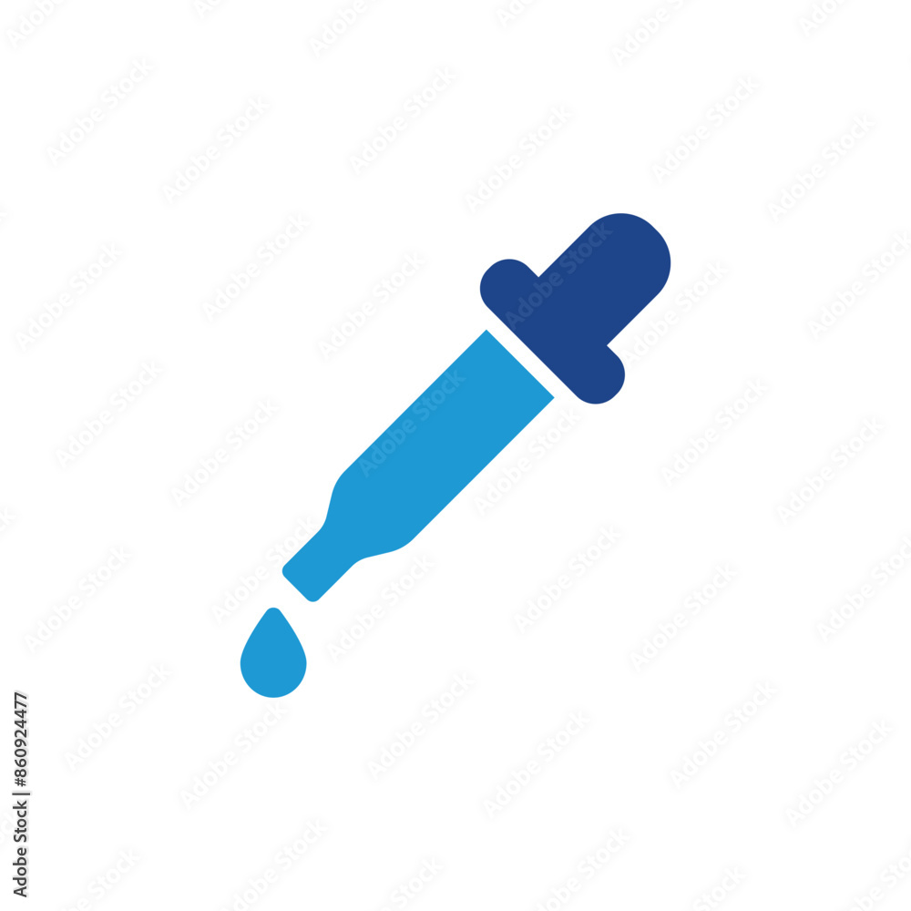Poster dropper icon vector for web site computer and mobile app