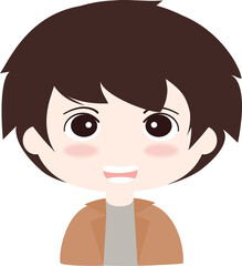 happy mood boy, little boy with hair, little boy, little child, mood little child with hair