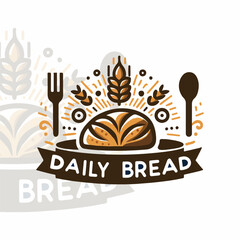 Daily Bread Logo Vector Design