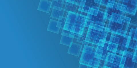 青　テクノロジー　ビジネス　模様　背景	