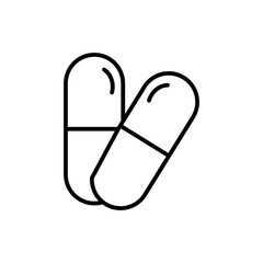 pills line icon
