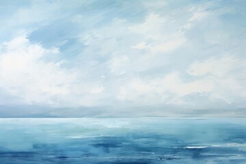 Seascape abstract outdoors painting