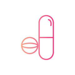 medicine gradient icon