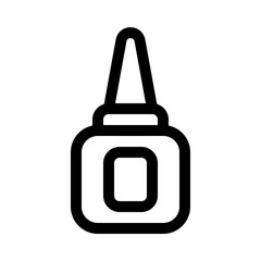 liquid glue icon with line style, perfect for user interface projects