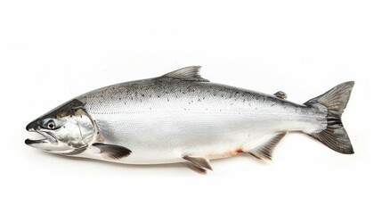 Obraz premium A large fish with a black mouth and a white belly. Generate AI image