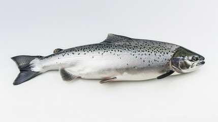 Naklejka premium A large fish with a black mouth and a white belly. Generate AI image
