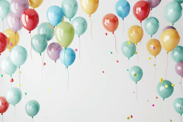 colorful balloons background
