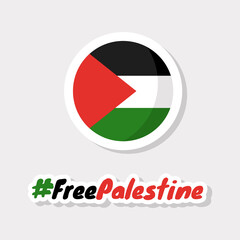 Palestine sticker freedom peace save background independence