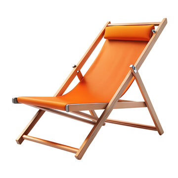recommend clip art: orange sunbed on transparent background