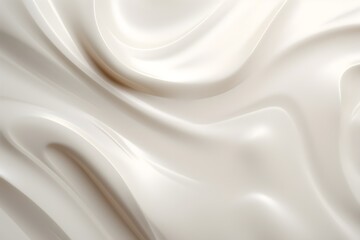 Obraz premium Real clean white cream texture background for cosmetic food material concept