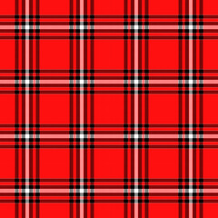 Tartan plaid pattern. Seamless check plaid in blue, red, and yellow for flannel shirt, bag, underwear, pyjamas, or other modern textile print. 