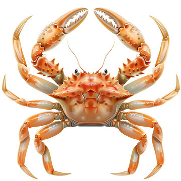 recommend clip art: Clipart illustration of crab on a white background. Suitable for crafting and digital design projects.[A-0002]