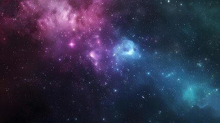 Fototapeta premium Futuristic space fantasy art wallpaper