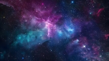 Fototapeta premium Cosmic design in science fiction wallpaper