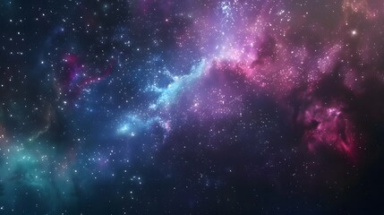 Obraz premium Futuristic cosmic beauty wallpaper