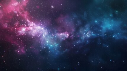 Fototapeta premium Galactic fantasy art: science fiction wallpaper