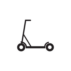 Electric kickboard icon. Electric scooter. Vector