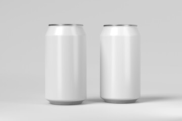 Blank Soda Can Mockup