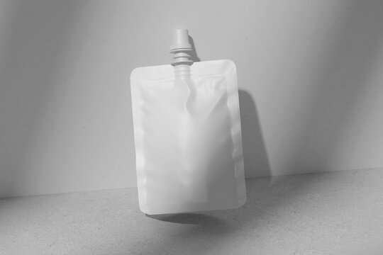 Pounch Milk Blank Mockup