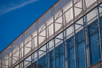 modern office building with windows