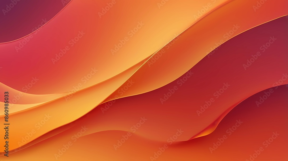 Aufkleber abstract orenge gradient background in warm tones with smooth rough texture with new