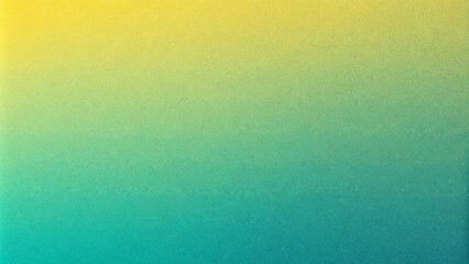 "Teal to Yellow Gradient Blend Background with Fine Grain Detail"
