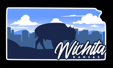 wichita kansas with beautiful city views