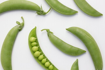 fresh green peas