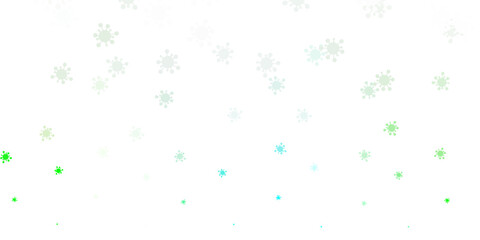 Light green vector texture with disease symbols.