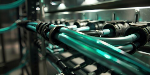 wallpaper server room data center cable LAN UTP, RJ45, cable optic, background, router, link, network, panel, patch, plug, port, rack, 2:1, 