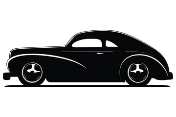 Coupe car silhouette