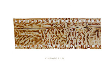 Old film texture with a pattern