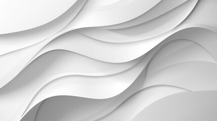 Obraz premium abstract white wave background.