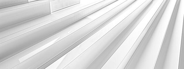 Obraz premium white 3d line background. white background.