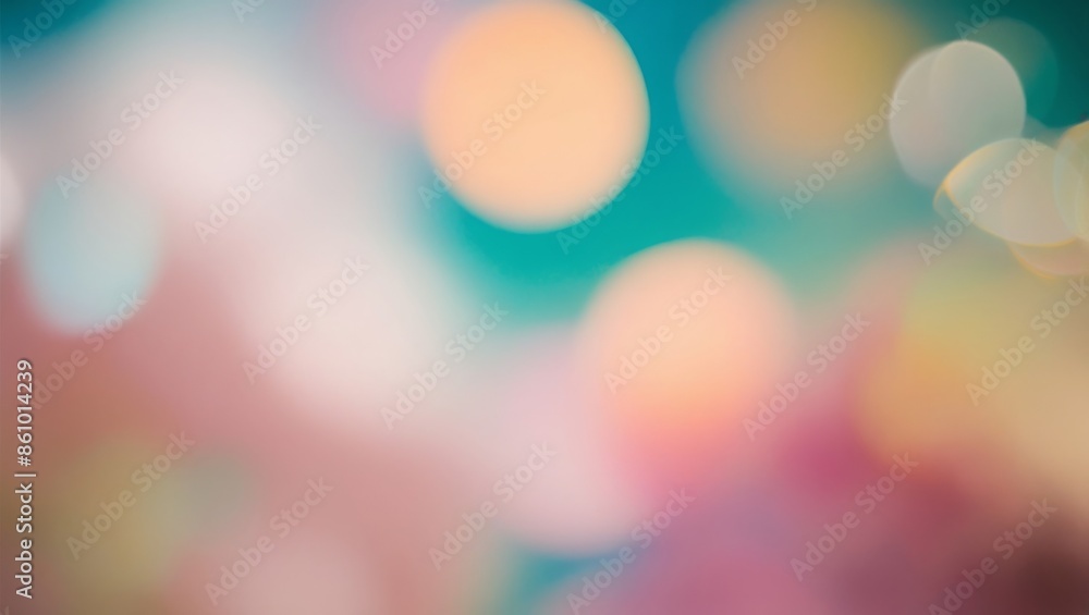 Poster background abstract blur bokeh soft pastel colors