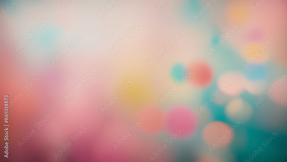 Poster background abstract blur bokeh soft pastel colors