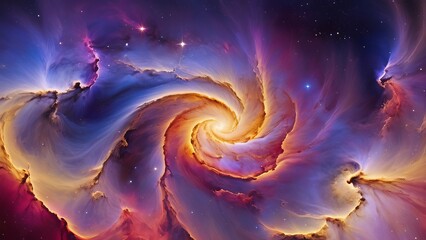 Beautiful nebulae and stars in the night sky. Supernova background wallpaper