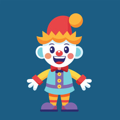 funny clown with a smile