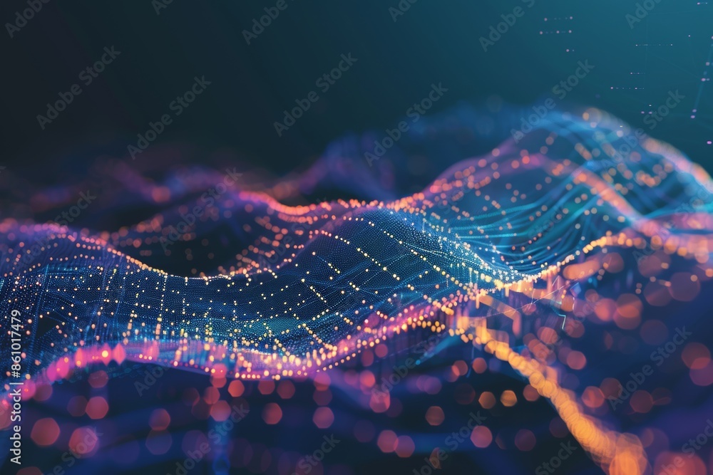 Poster advanced technology network enhances wave particle connectivity in information technology